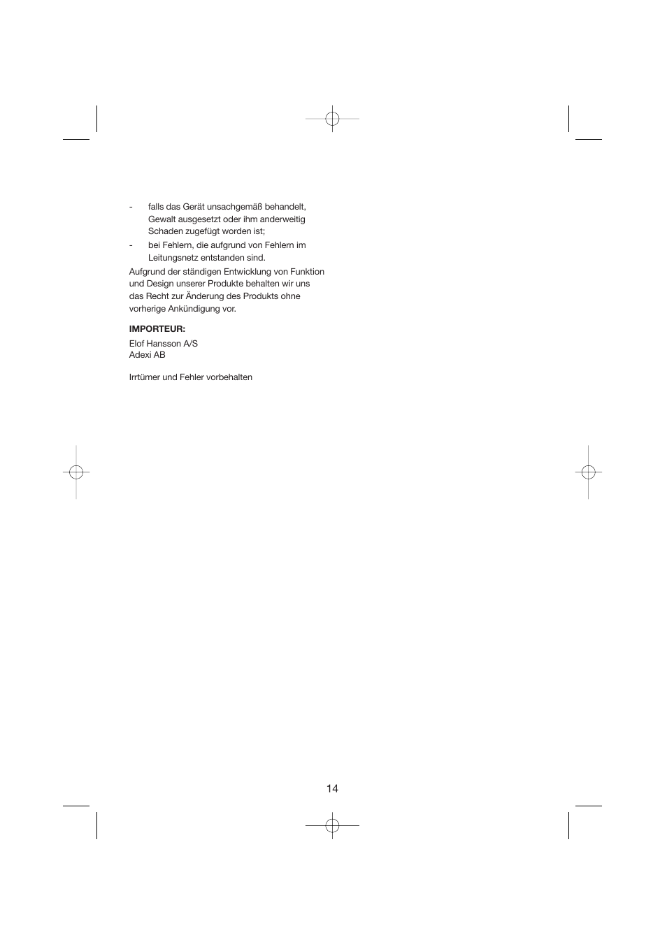 Melissa 243-002 User Manual | Page 14 / 19