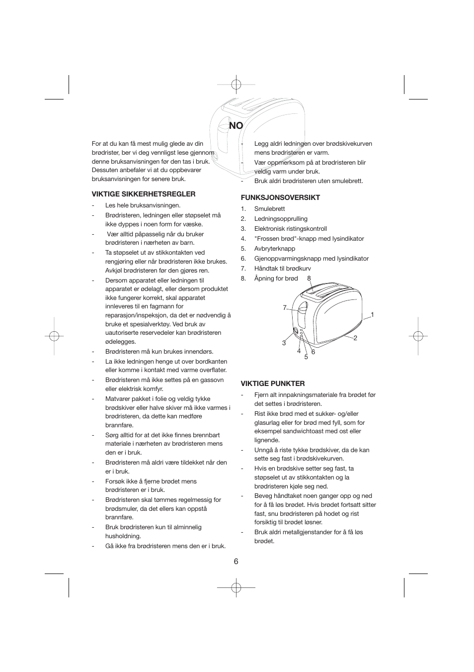 Melissa 243-002 User Manual | Page 6 / 19