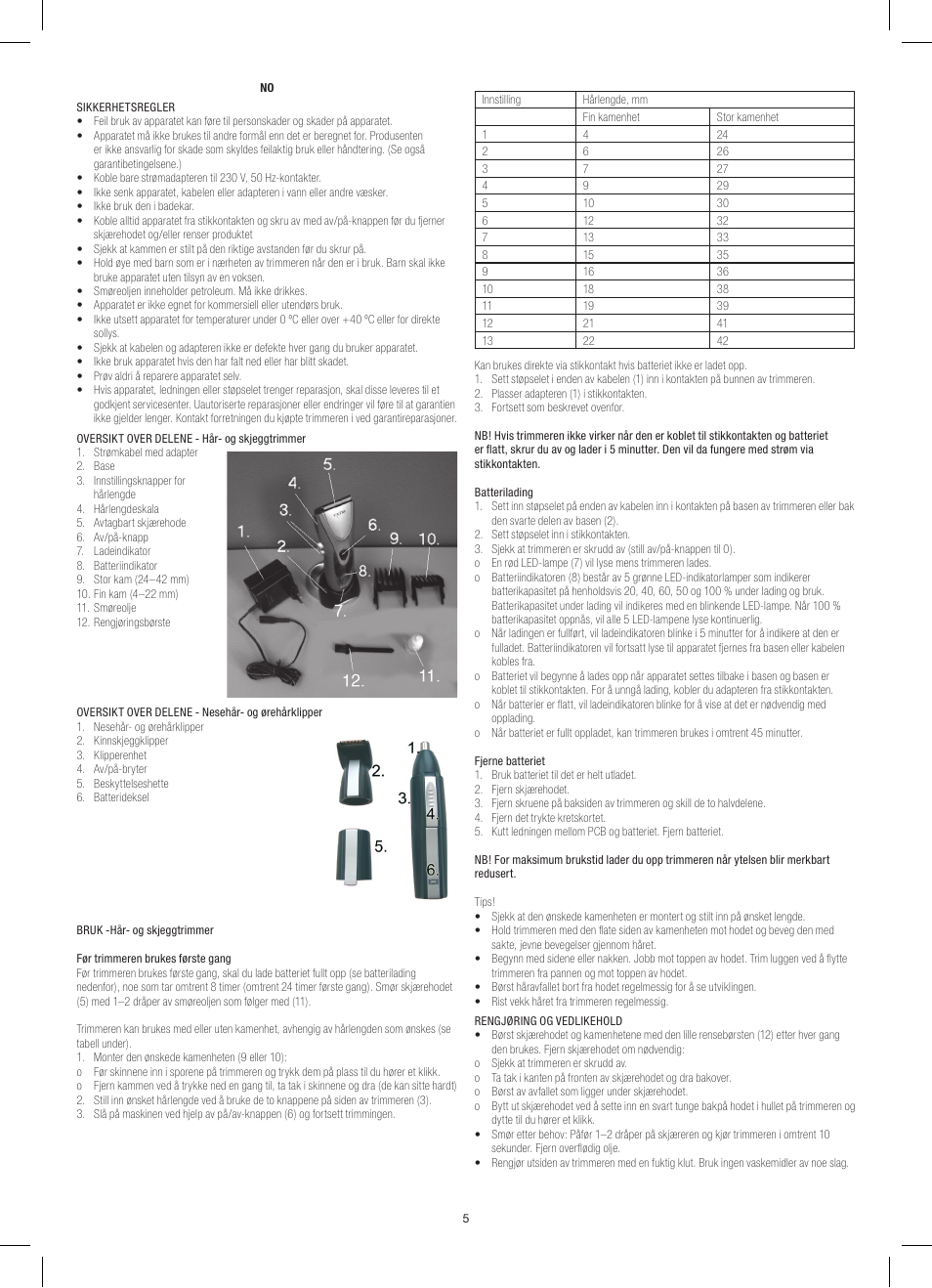 Melissa 638-149 User Manual | Page 5 / 12