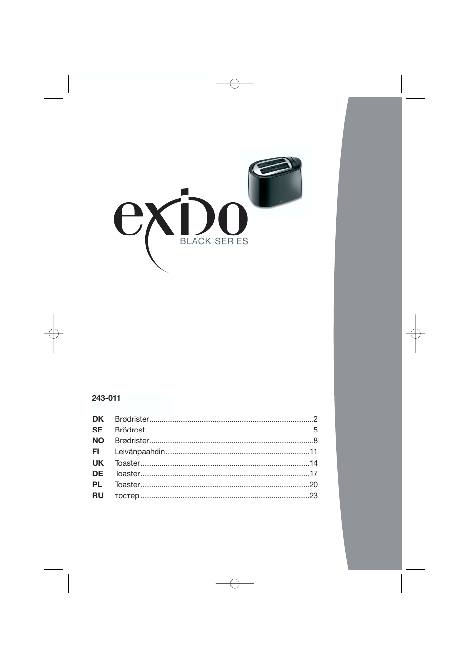 Melissa 243-011 User Manual | 22 pages