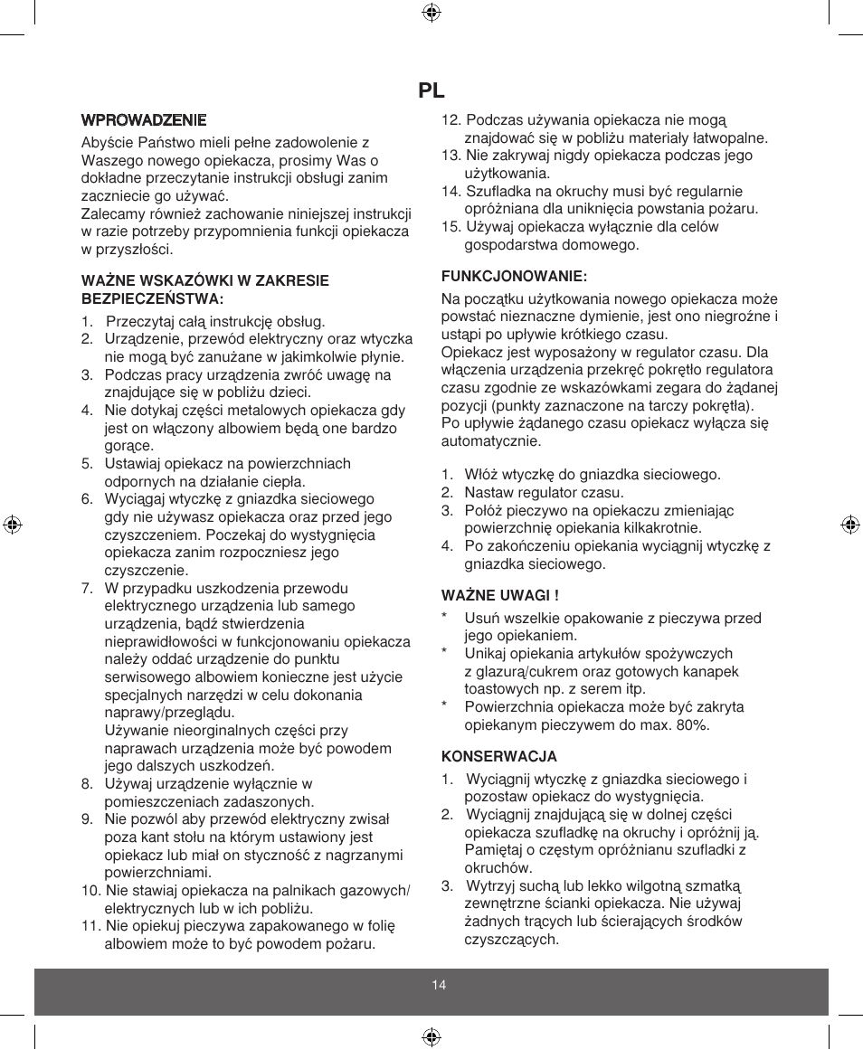 Melissa ide line 743-197 User Manual | Page 14 / 17