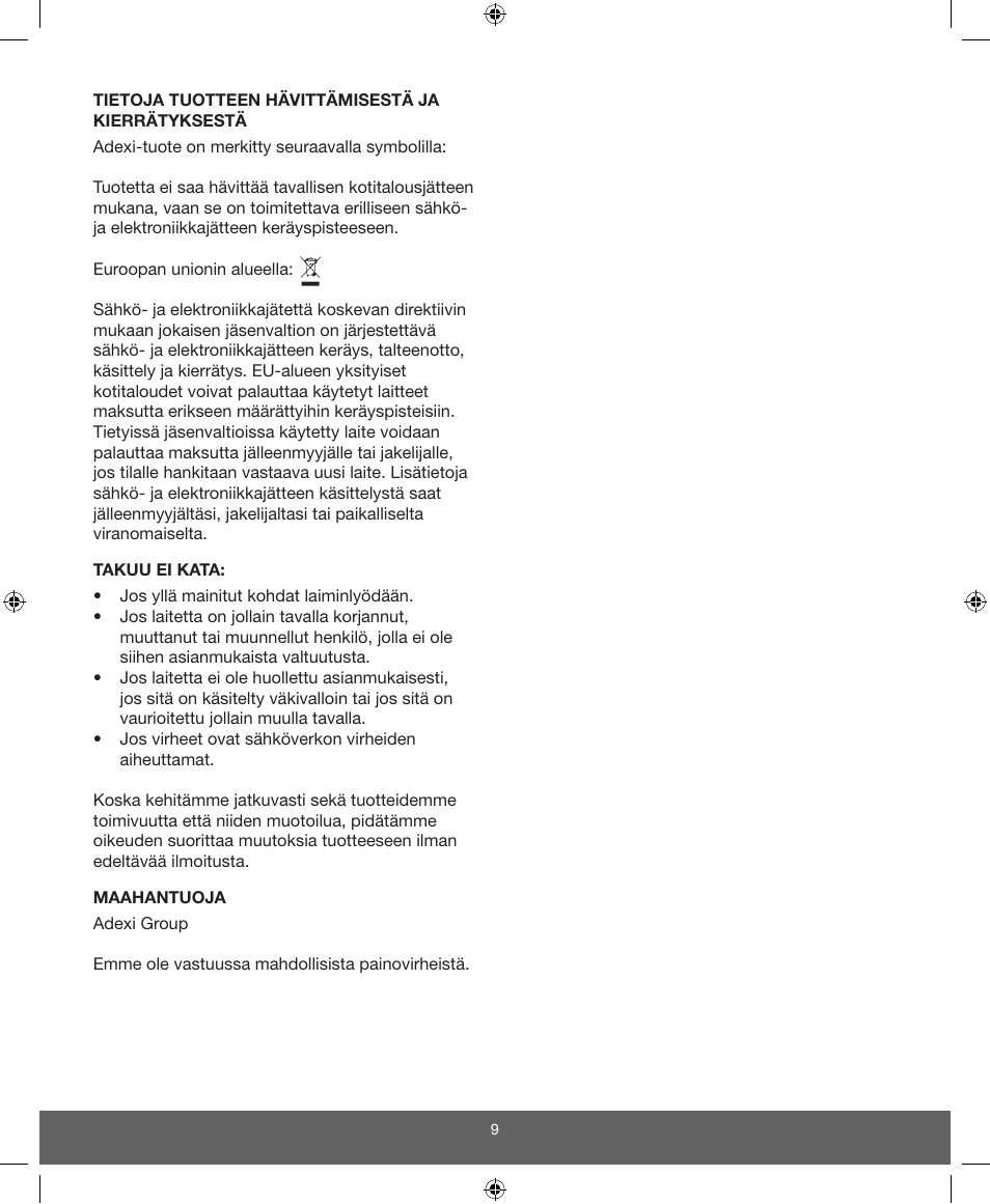 Melissa ide line 743-197 User Manual | Page 9 / 17