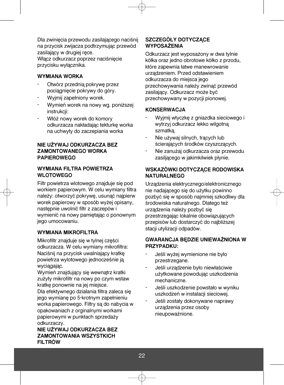 Melissa 640-050 User Manual | Page 22 / 27