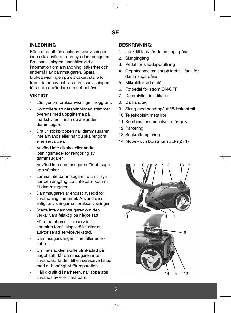 Melissa 640-123 User Manual | Page 5 / 24