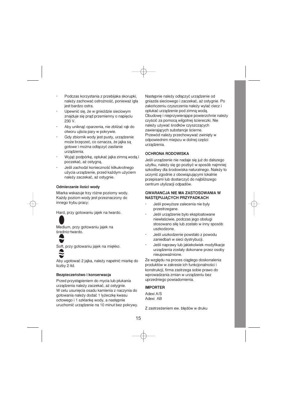 Melissa Steel Series 243-014 User Manual | Page 15 / 17