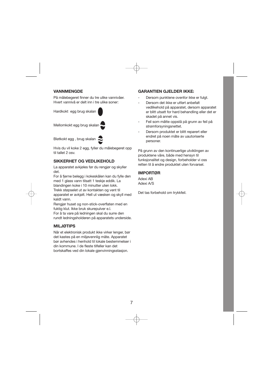 Melissa Steel Series 243-014 User Manual | Page 7 / 17