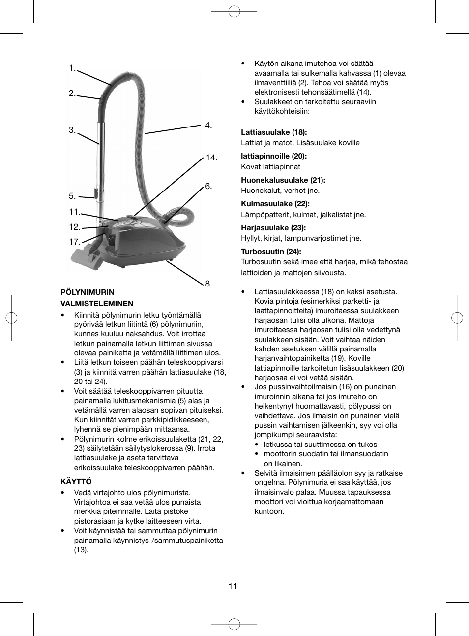 Melissa 240-002 User Manual | Page 11 / 36