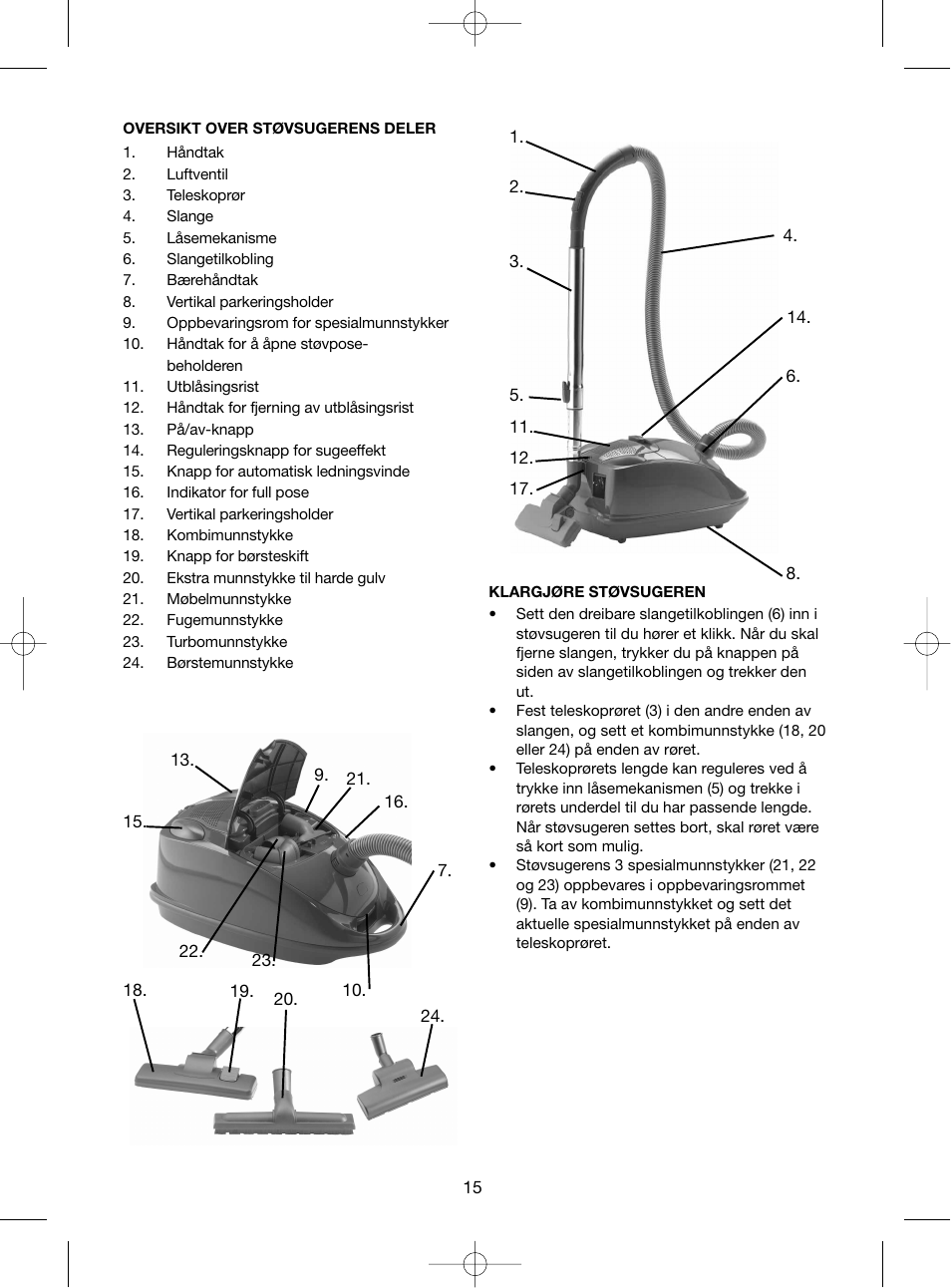 Melissa 240-002 User Manual | Page 15 / 36