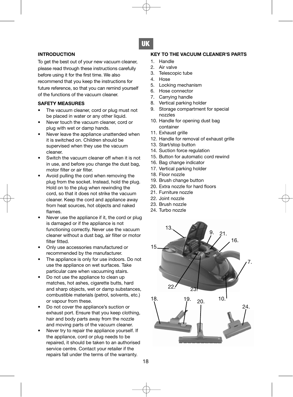 Melissa 240-002 User Manual | Page 18 / 36