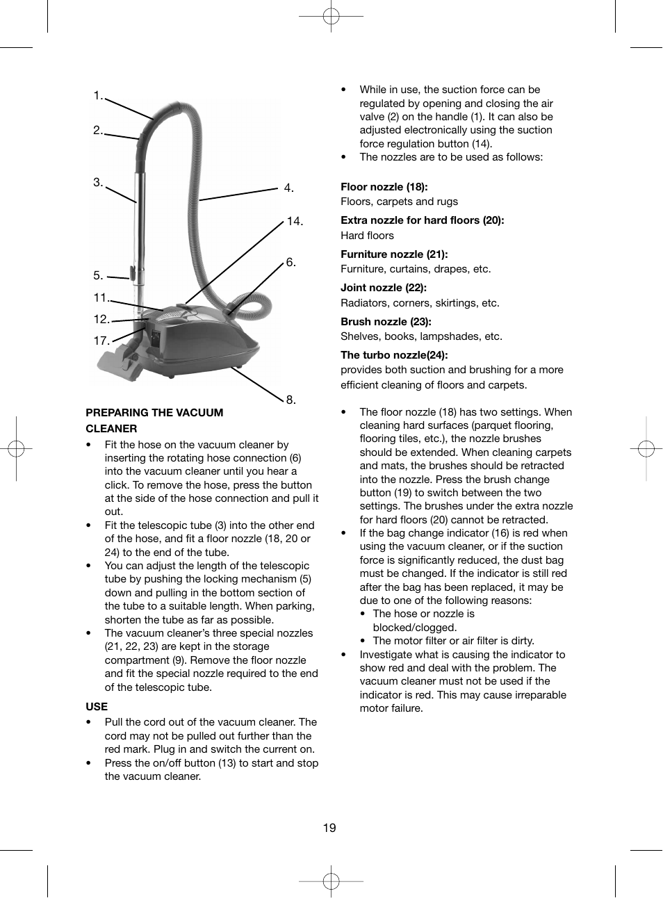 Melissa 240-002 User Manual | Page 19 / 36