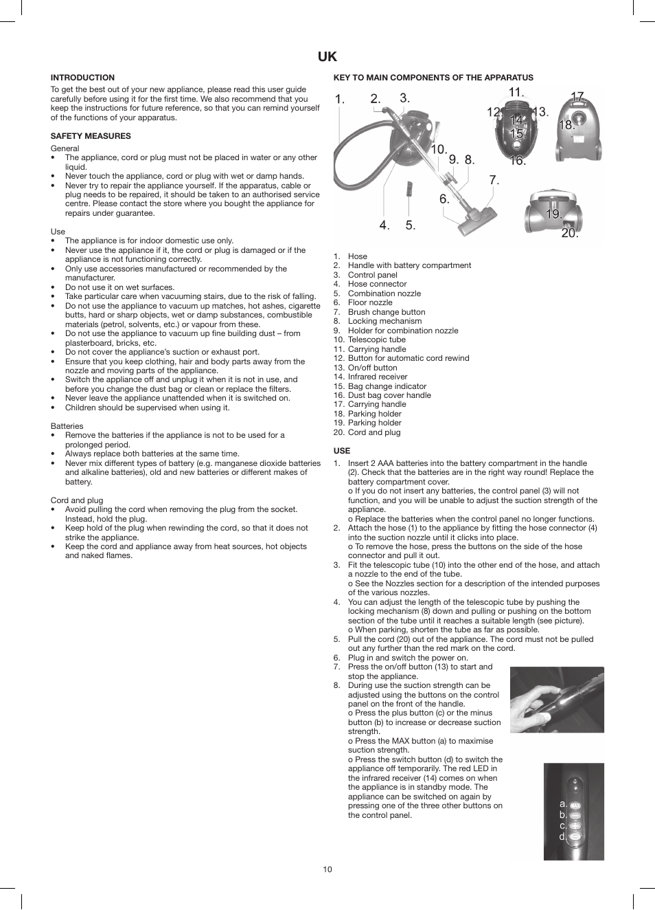 Melissa 240-005 User Manual | Page 10 / 16