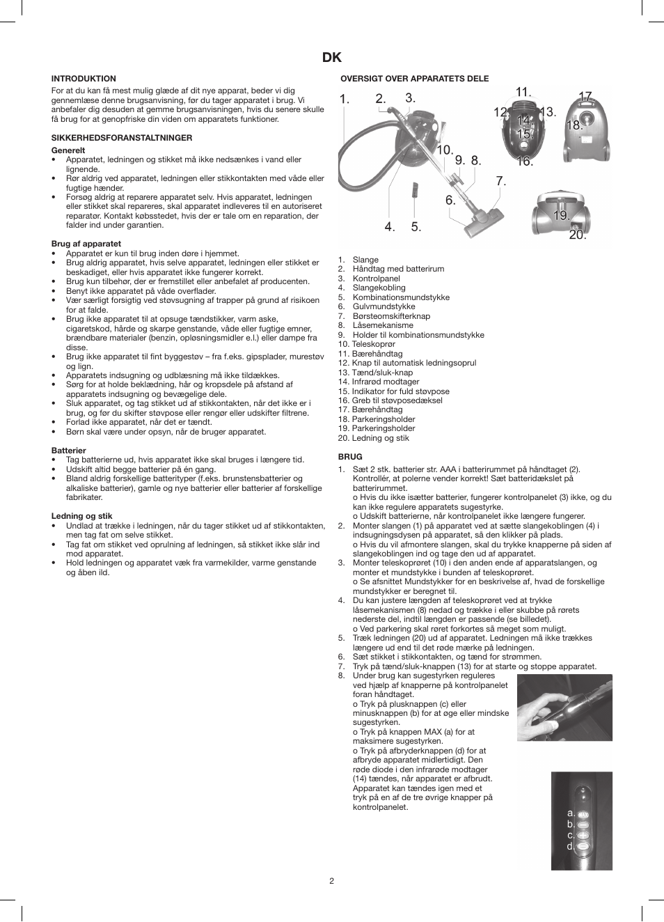 Melissa 240-005 User Manual | Page 2 / 16