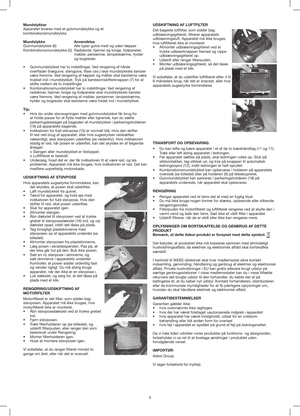 Melissa 240-005 User Manual | Page 3 / 16