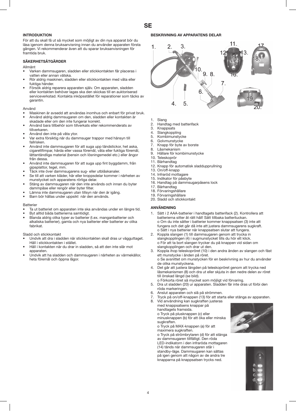 Melissa 240-005 User Manual | Page 4 / 16