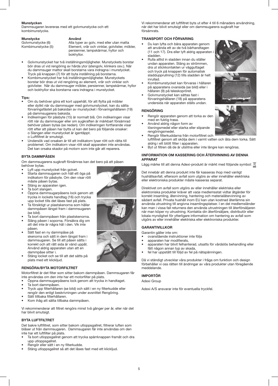 Melissa 240-005 User Manual | Page 5 / 16