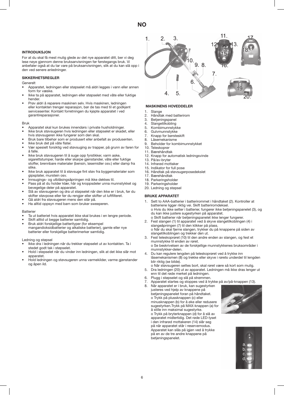 Melissa 240-005 User Manual | Page 6 / 16