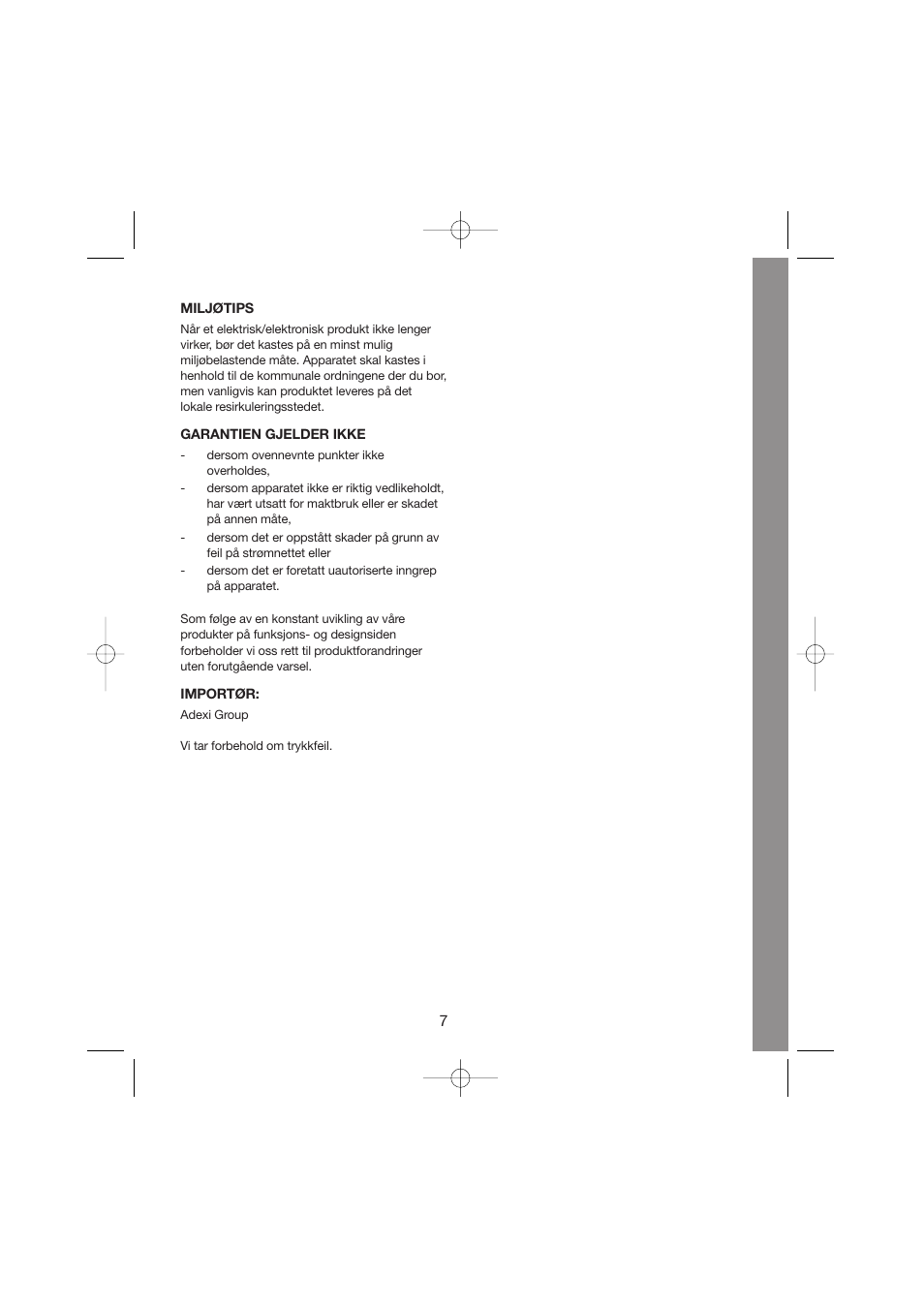 Melissa Coffeegrinder 245-024 User Manual | Page 7 / 17