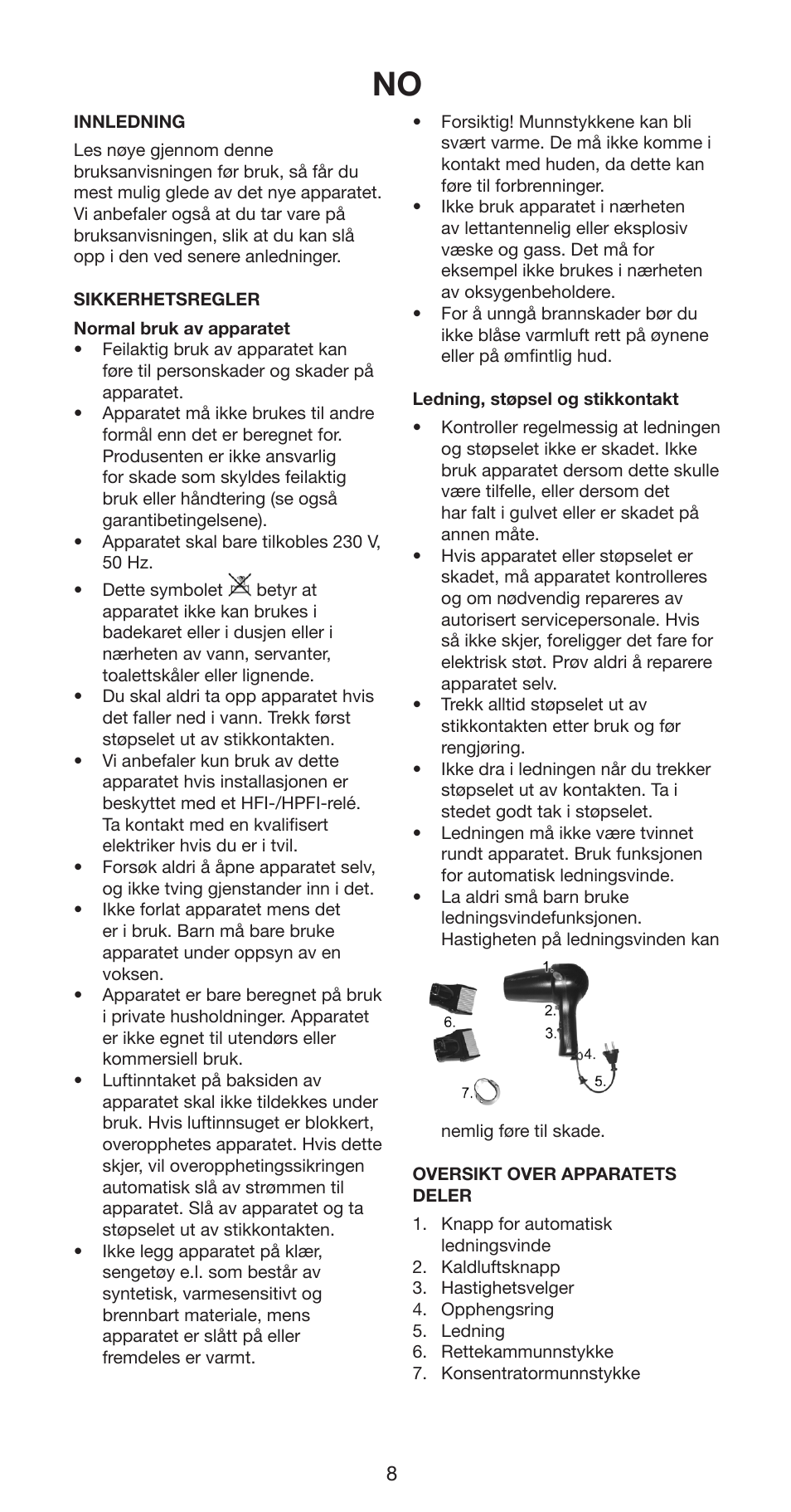 Melissa 235-019 User Manual | Page 8 / 52