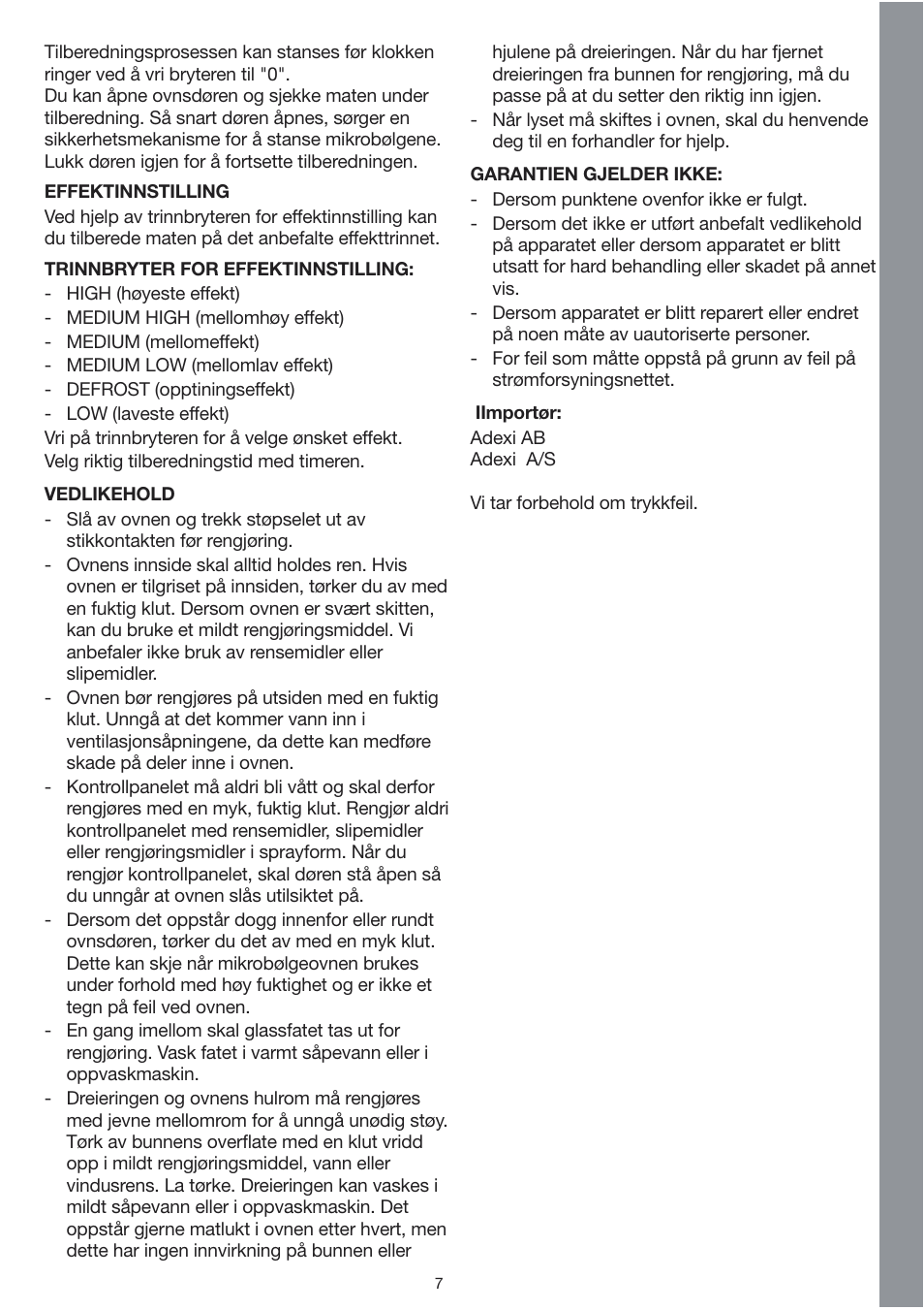 Melissa Steel Series 253-002 User Manual | Page 7 / 20