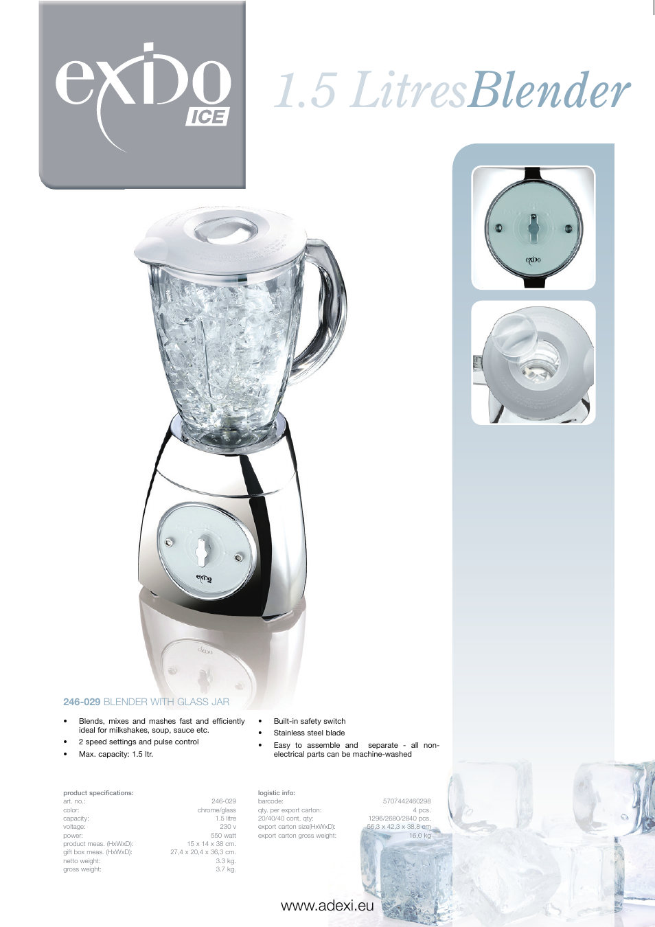 Melissa 246-029 User Manual | 1 page