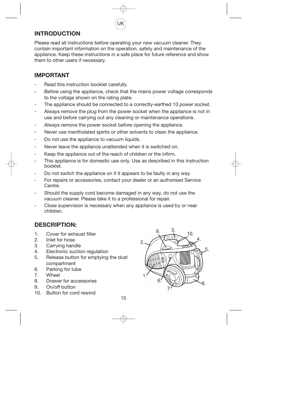 Melissa 740-095 User Manual | Page 15 / 27