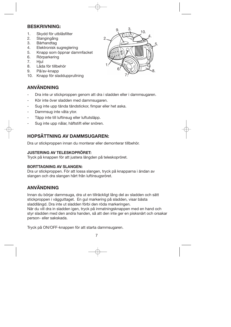 Melissa 740-095 User Manual | Page 7 / 27