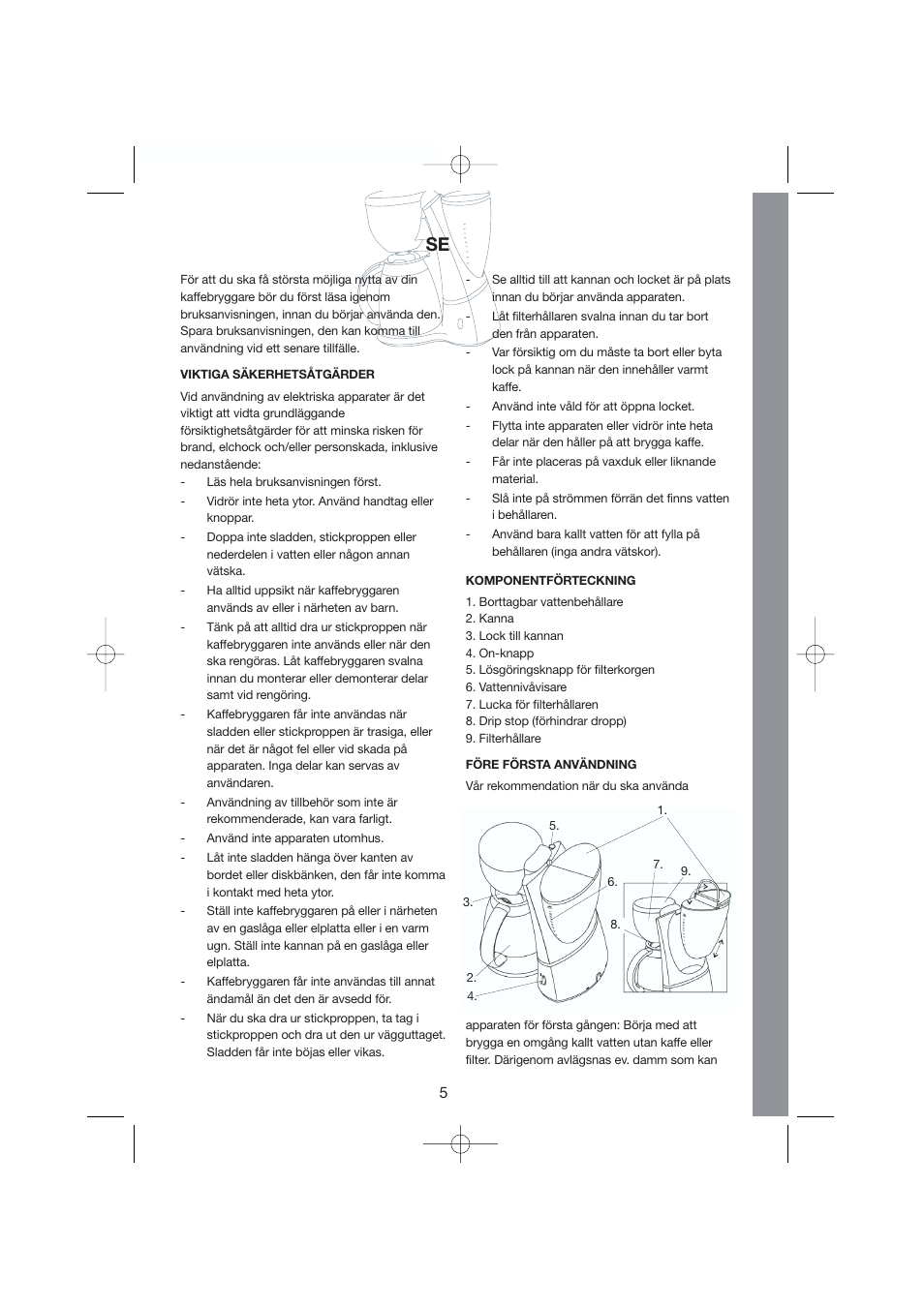 Melissa Black Series 245-022 User Manual | Page 5 / 25