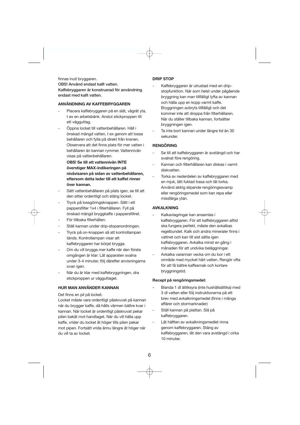 Melissa Black Series 245-022 User Manual | Page 6 / 25