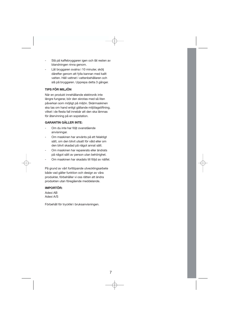 Melissa Black Series 245-022 User Manual | Page 7 / 25