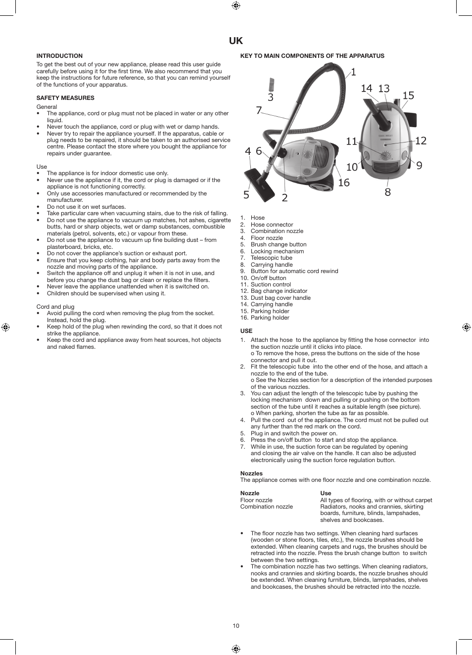 Melissa 640-121 User Manual | Page 10 / 16