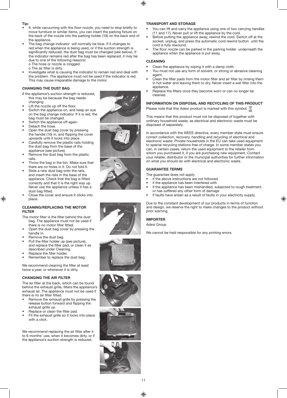 Melissa 640-121 User Manual | Page 11 / 16