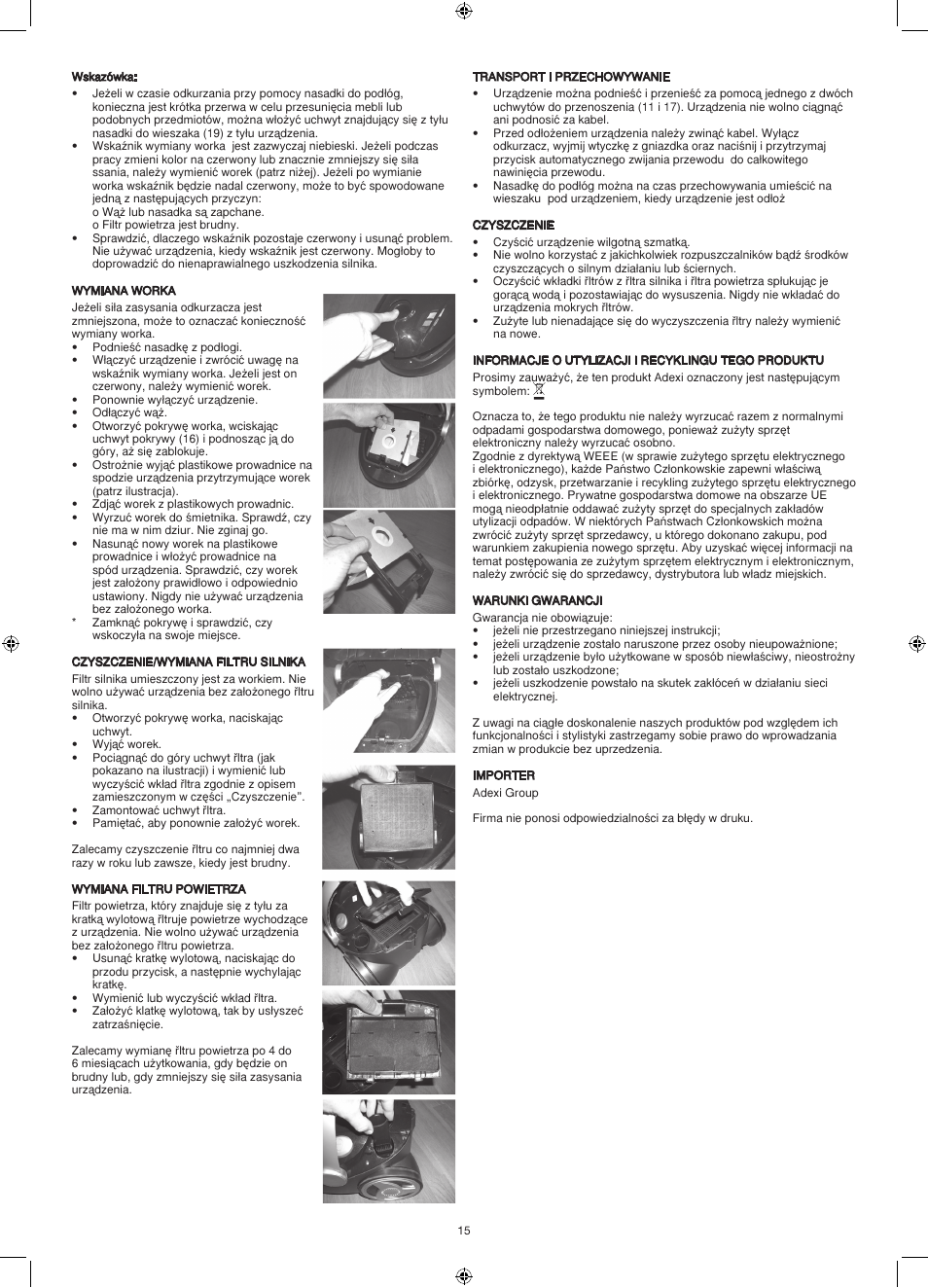 Melissa 640-121 User Manual | Page 15 / 16
