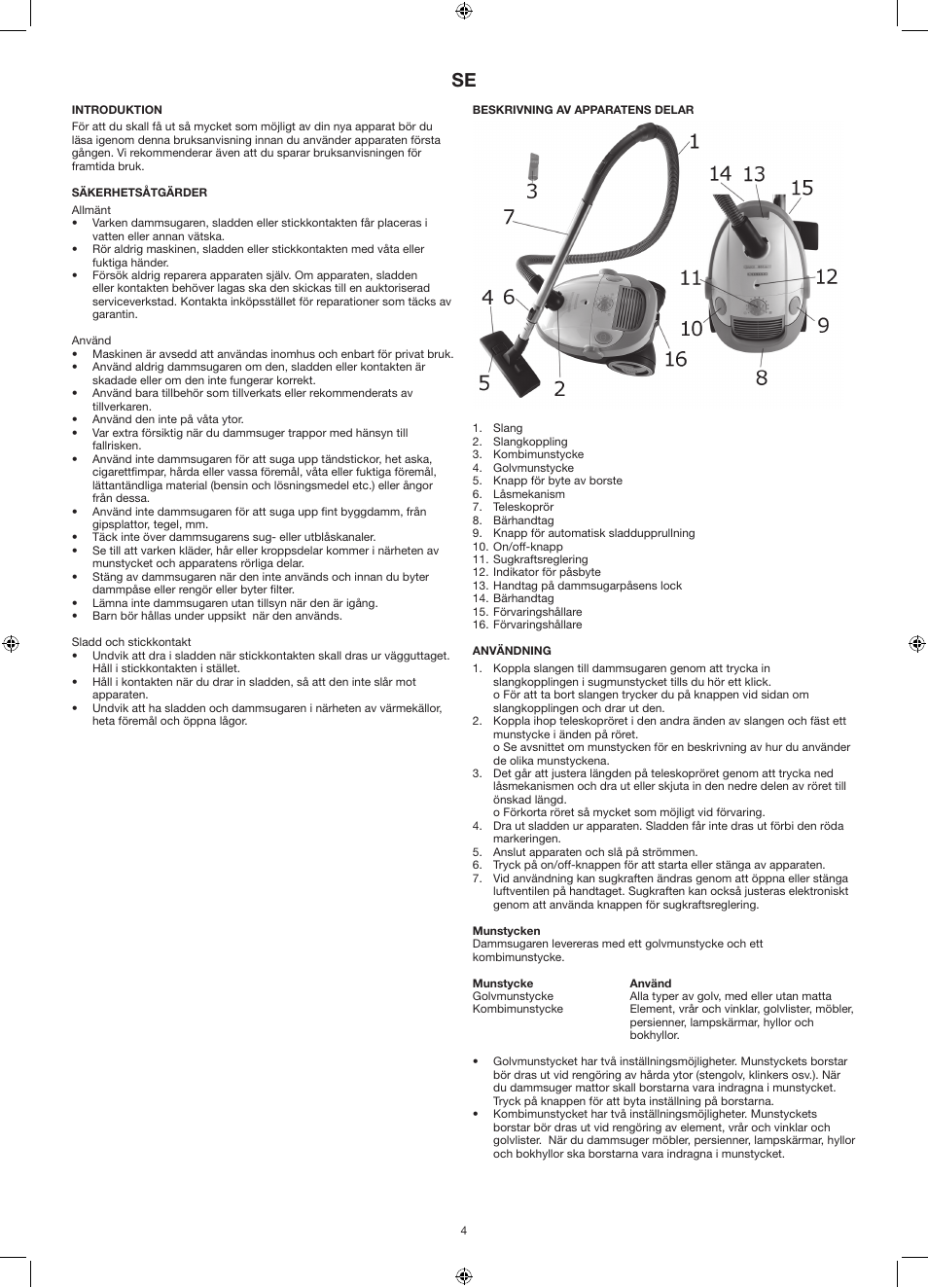 Melissa 640-121 User Manual | Page 4 / 16