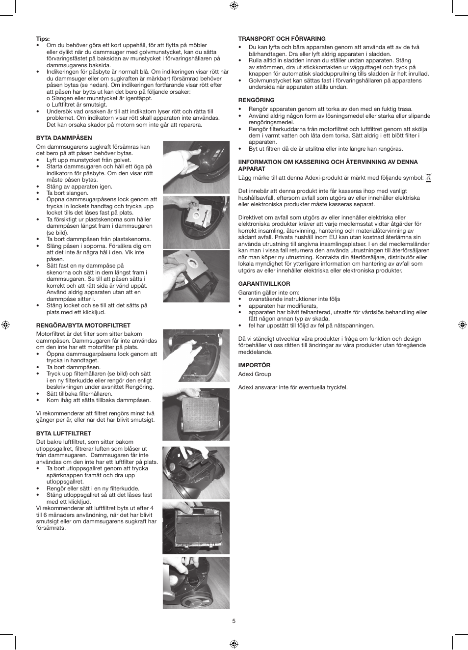 Melissa 640-121 User Manual | Page 5 / 16