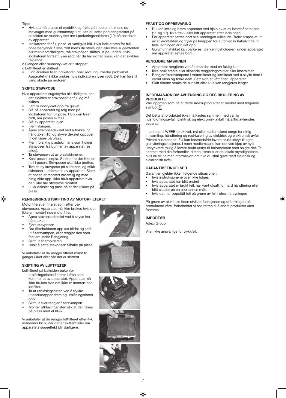 Melissa 640-121 User Manual | Page 7 / 16