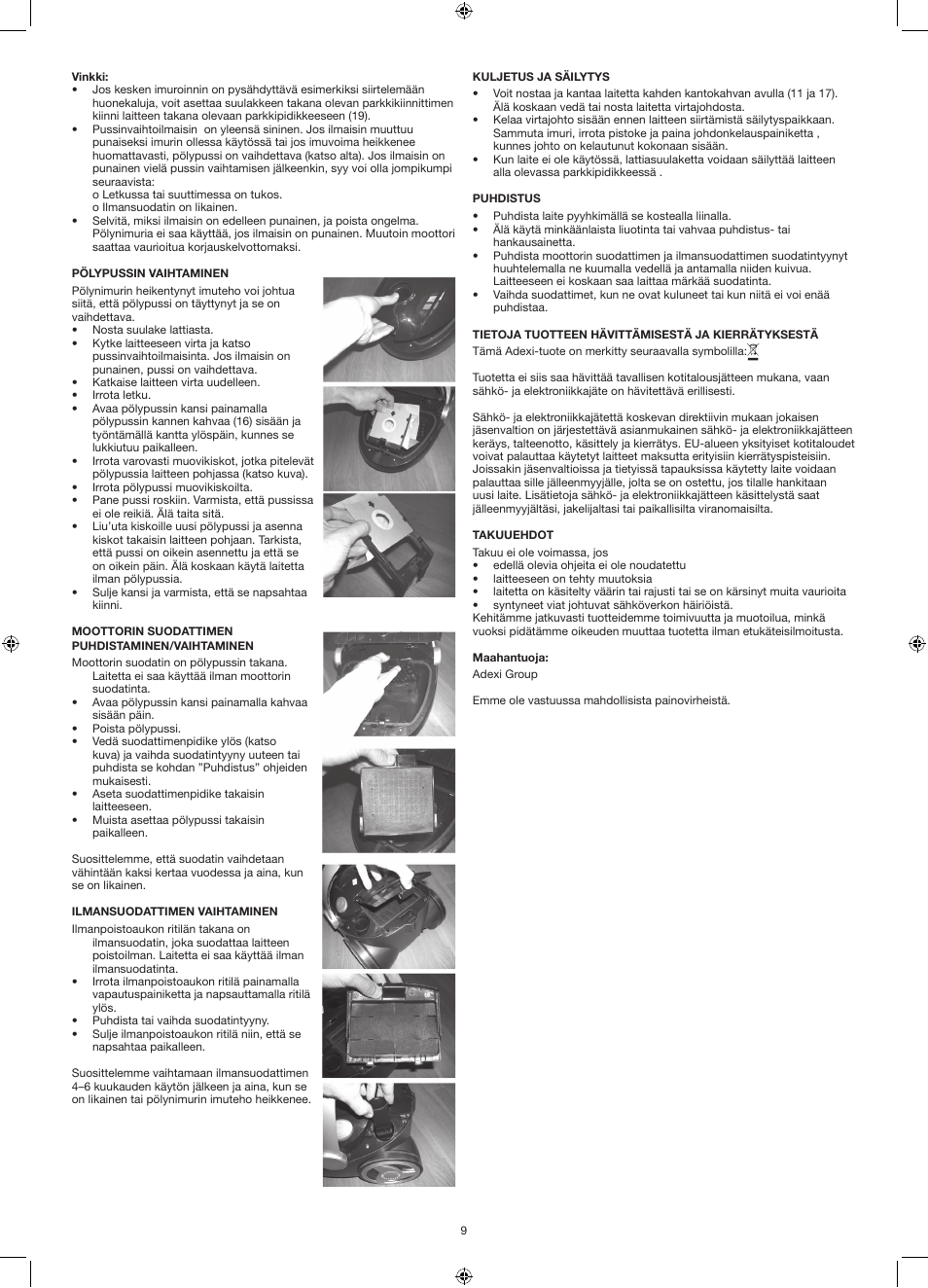 Melissa 640-121 User Manual | Page 9 / 16