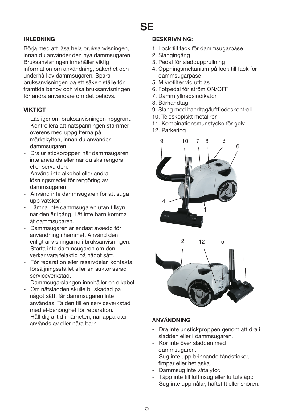 Melissa 740-116 User Manual | Page 5 / 10