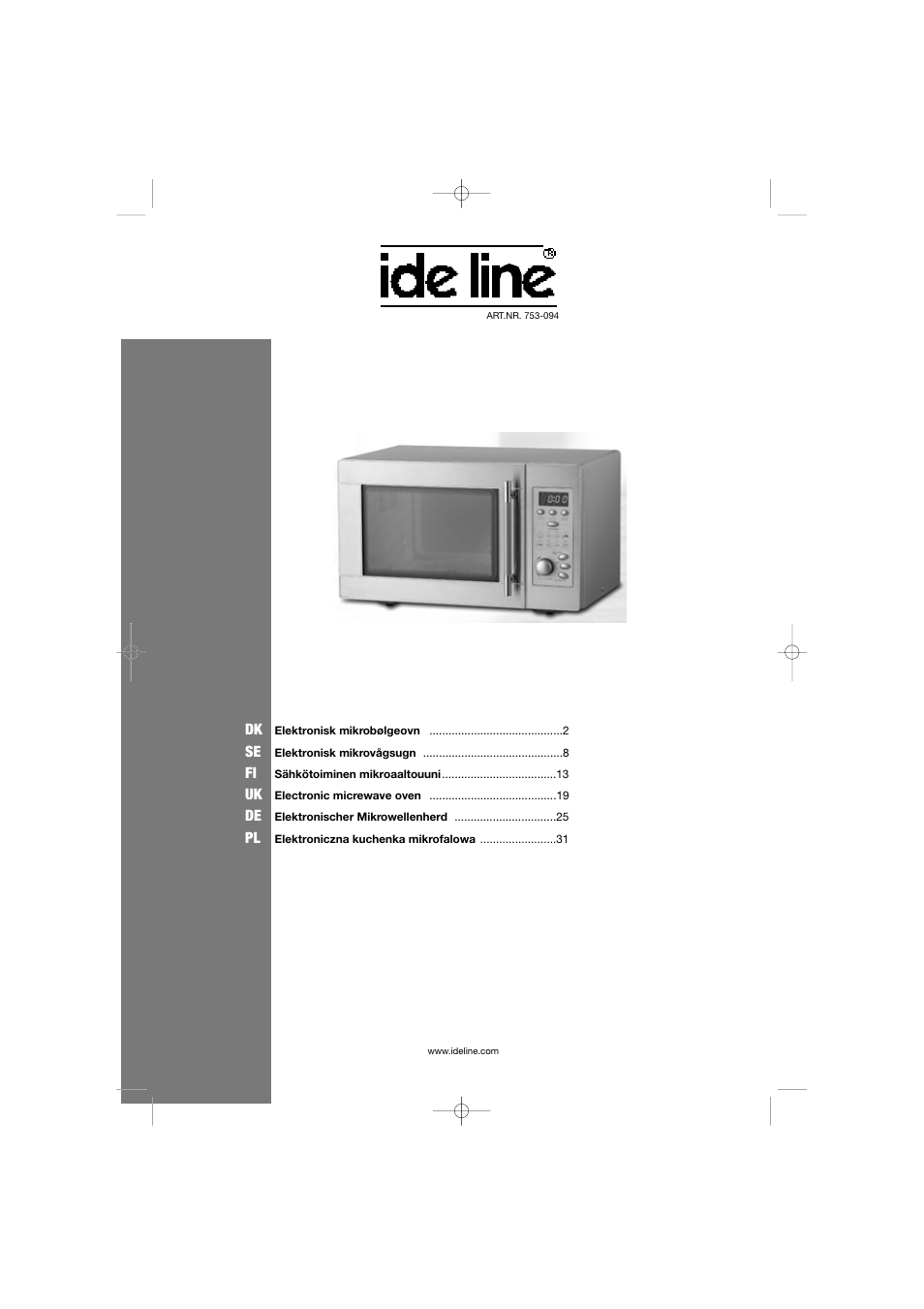 Melissa ide line 753-094 User Manual | 36 pages