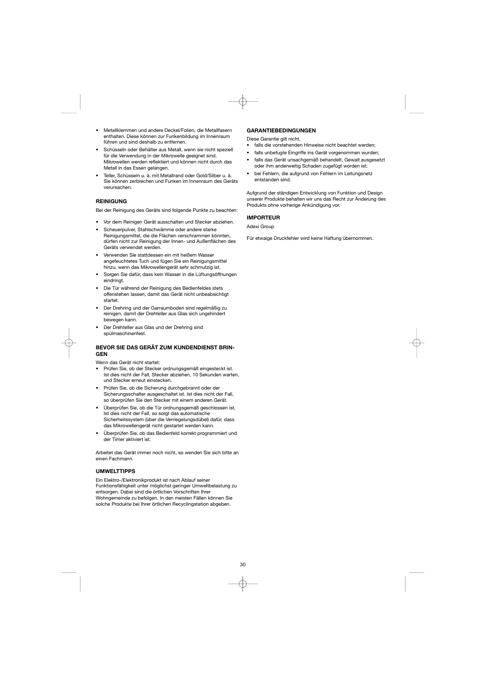 Melissa ide line 753-094 User Manual | Page 30 / 36