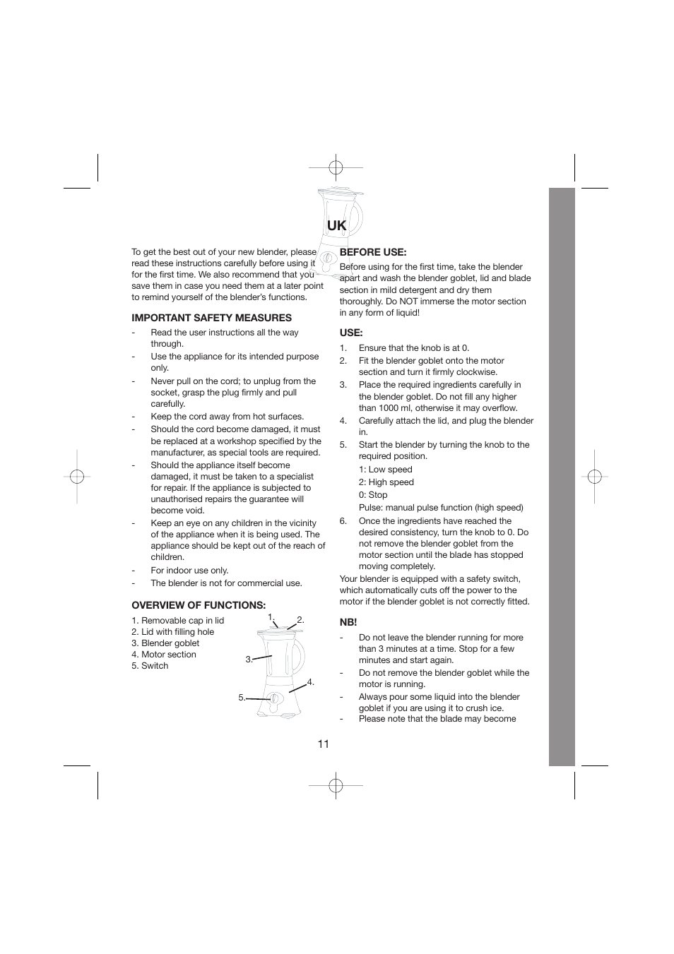 Melissa 246-011 User Manual | Page 11 / 21