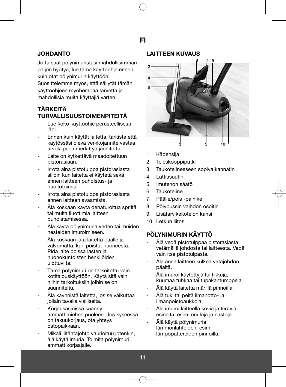 Melissa 640-089 User Manual | Page 11 / 27