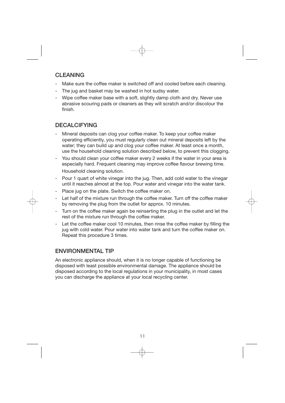 Melissa CM0801 User Manual | Page 11 / 23