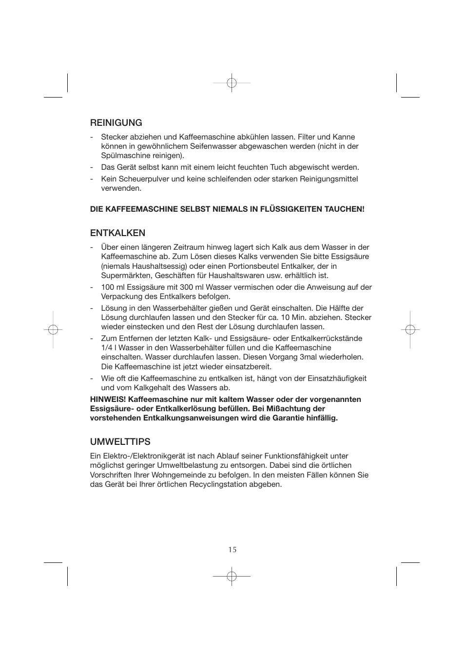 Melissa CM0801 User Manual | Page 15 / 23