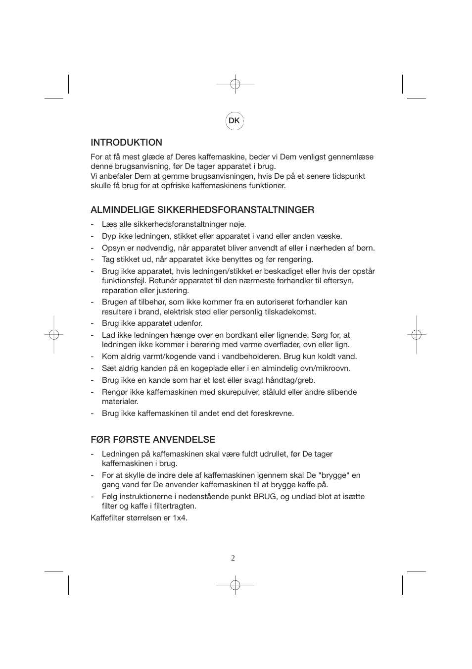 Melissa CM0801 User Manual | Page 2 / 23