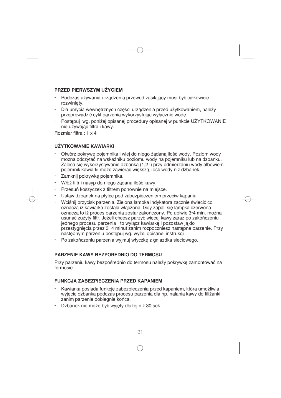 Melissa CM0801 User Manual | Page 21 / 23