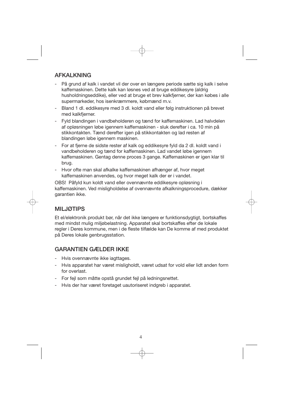 Melissa CM0801 User Manual | Page 4 / 23