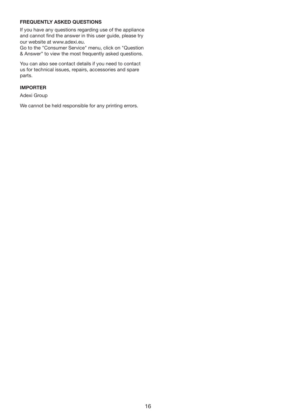 Melissa 243-049 User Manual | Page 16 / 22