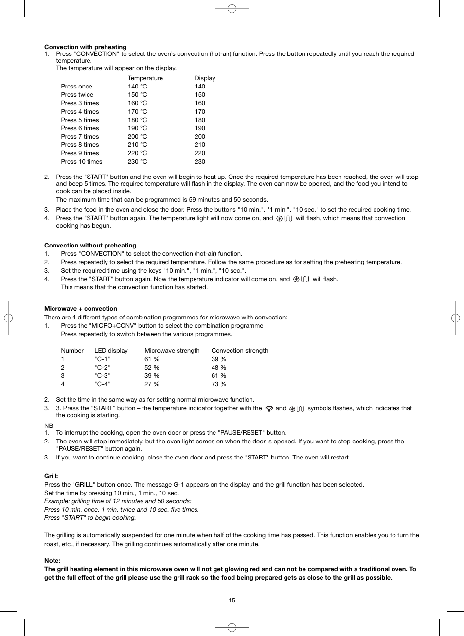 Melissa ide line ED8525NS-SA User Manual | Page 15 / 25