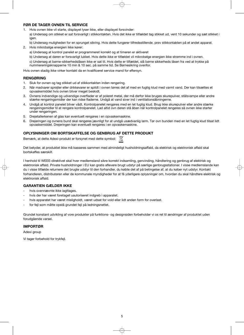 Melissa ide line ED8525NS-SA User Manual | Page 5 / 25