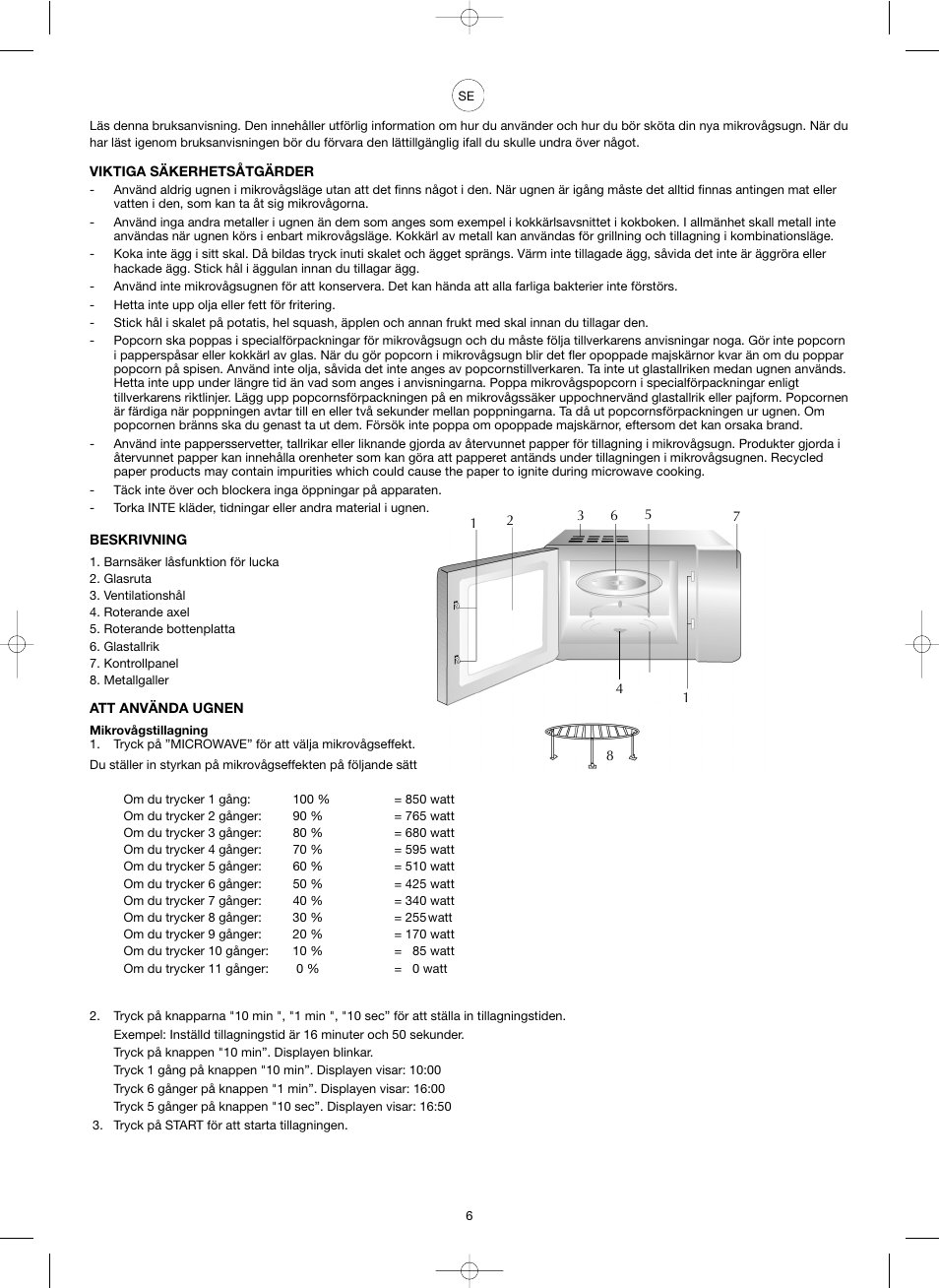 Melissa ide line ED8525NS-SA User Manual | Page 6 / 25